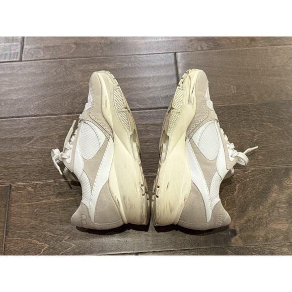 Jimmy Choo Womens Optical White Suede Landon Onss Sneakers Shoes Size 38 - Picture 6 of 15